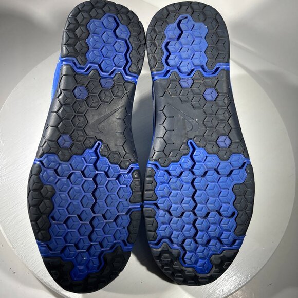 Nike Free Cross Complete Womens Running Shoes Sneakers Size 7 Blue Volt Walking - Picture 9 of 13